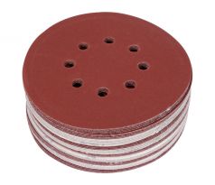 YATO Suchý zipsový kotúč 150 mm / P240 s 8 otvormi (50 ks/bal)