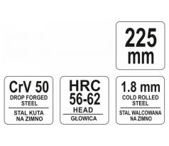 YATO kliešte rabitz 225 mm