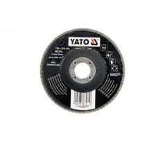 Šikmý brúsny kotúč 125 x 22,2 mm / P120 YATO