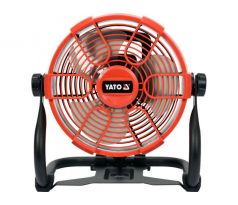 Batériový ventilátor 18V/240V poháňaný 18V batériou alebo zo zásuvky