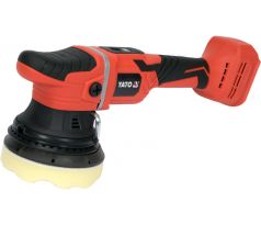YATO Akumulátorová excentrická leštička 125 mm 18 V (bez batérie a nabíjačky)
