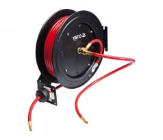 YATO Automatický navijak pneumatických hadíc 9,5 mm x 20 m kovový