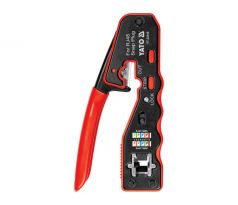 YATO Lisovacie kliešte pre 135 mm UTP sieťové/RJ45 konektory