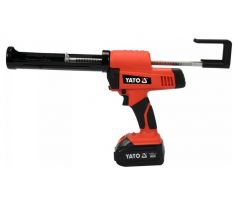 Akumulátorový tmeliaci nôž a lepiaca pištoľ 225 ml 18V (1 x 4,0Ah akumulátor + nabíjačka) YATO