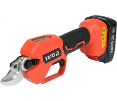 YATO Akumulátorové záhradné nožnice 18 V (1 x 2 Ah batéria + nabíjačka)
