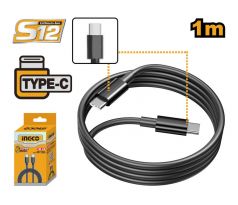 INGCO nabíjací kábel 1 m 3A (USB-C na USB-C)