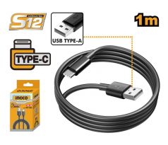 INGCO nabíjací kábel 1 m 3A (USB-A na USB-C)