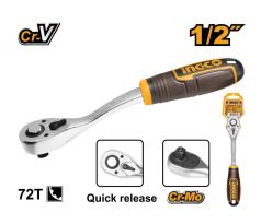 INGCO Račňový hnací hriadeľ 1/2 255 mm 72T ohýbaný CrV