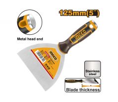 INGCO Spakli 125 mm inox s mäkkou rukoväťou