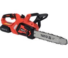 YATO Akumulátorová reťazová píla 305 mm 18 V (1 x 4,0 Ah batéria + nabíjačka)