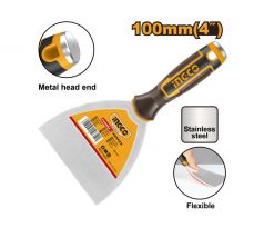 INGCO Spakli 100 mm inox s mäkkou rukoväťou
