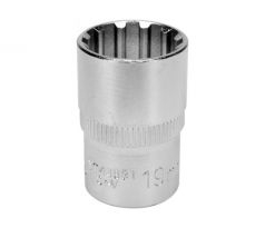 YATO Nástrčkový kľúč Spline 1/2 19 mm CrV