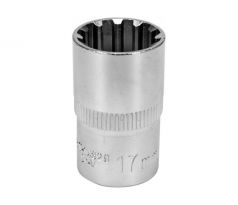 YATO Nástrčkový kľúč Spline 1/2 17 mm CrV