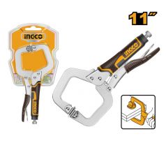 INGCO samosvorné kliešte v tvare C 280 mm CrV