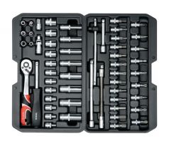 YATO Gola sada 56 kusov 1/4" 4-13 mm CrV