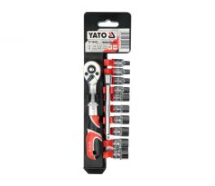 Sada nadstavcov 1/4” šesťhranné 8ks 5,5-13 mm