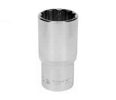 Dlhý nástrčkový kľúč 12 nástrčiek 1/2" 30 mm CrV YATO