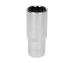 Dlhý nástrčkový kľúč 12 nástrčiek 1/2" 24 mm CrV YATO