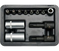 Súprava na montáž klimatizácie 12 kusov 1/4" CrV YATO