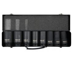 YATO Kovaná sada dlhých nástrčných hlavíc 8 kusov 3/4" 22-41 mm CrMo