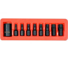 YATO súprava torx bitov 9 ks 1/2” T30-T70 s adaptérom
