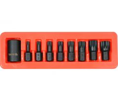 YATO súprava spline bitov 9 ks 1/2” M6-M18 mm s adaptérom