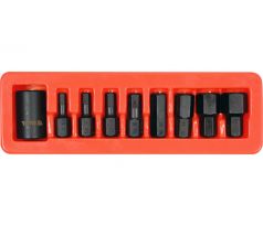 YATO súprava dlhých imbusových bitov 9 ks 1/2” 6-19 mm s adaptérom