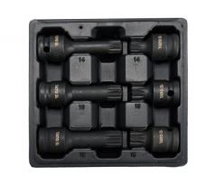 Sada nástrčných kolíkov 6 kusov Drážkovanie 1/2" M14-M18 CrMo YATO
