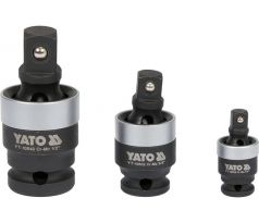 YATO sada univerzálnych kĺbov 3 ks 1/4”, 3/8”, 1/2” CrMo