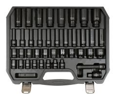 YATO Sada kovaných hlavíc predĺžených 15 kusov 1/2" 10-32 mm CrMo