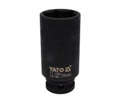 Nadstavec 28 mm CrMo 1/2” rázový šesťhranný hlboký