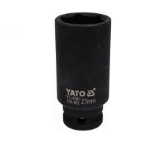 Nadstavec 27 mm CrMo 1/2” rázový šesťhranný hlboký