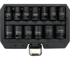 YATO súprava hlavíc na nástroje 13 ks 1/2” 10-24 mm CrMo