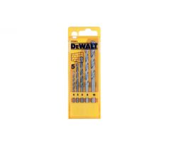 DEWALT Sada vrtákov do kameňa 5-dielna cylindrická (4-10 mm)