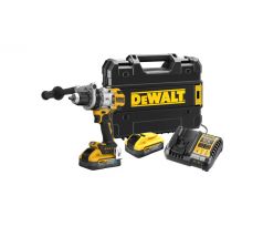 DEWALT Akumulátorová príklepová vŕtačka 18 V 168 Nm (2 x 5,0 Ah akumulátor + nabíjačka) TSTAK
