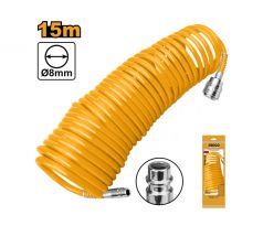 INGCO Pneumatická špirálová hadica 8 mm x 10 m