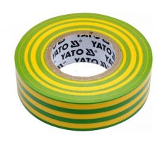 Izolačná páska 19 x 0,13 mm x 20 m zeleno-žltá YATO
