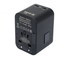Adaptér YATO Travel 65W