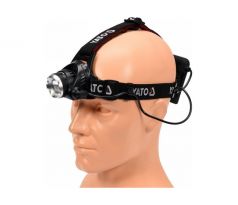 Čelová baterka LED XM-L2 CREE 10W, 450 lm