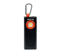 YATO akumulátorová LED baterka 500 / 250 / 90 lúmenov