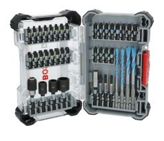 BOSCH PRO Hrot bitov Impact a sada univerzálnych vrtákov 40 kusov 1/4 Hex