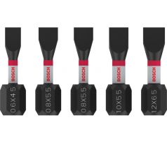 Sada bitov BOSCH PRO Impact 5 kusov 25 mm (SL4,5/SL5,5x3/6,5x1ks) 1/4 imbus
