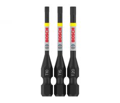Sada bitov BOSCH PRO Impact 3 diely T10 / T15 / T20 x 55 mm 1/4 šesťhran