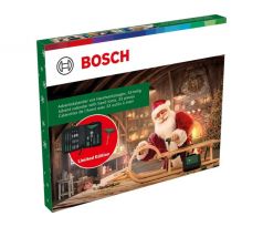 Balenie adventného kalendára BOSCH s 33-dielnou sadou náradia a úložným vreckom