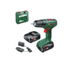 BOSCH Aku vŕtačka Easydrill 18V-40 v kufri (2 x 1,5 Ah akumulátor + nabíjačka) 40 Nm