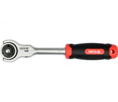 YATO račňová rukoväť 1/2” 255 mm 72T s otočnou hlavou CrV