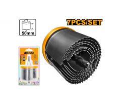 INGCO Sada dierovacích píl 7 dielov 26-63 mm
