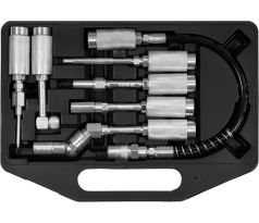 YATO sada adaptérov 7 ks 1/4” pre mazacie pištole