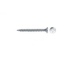 CELO VELOX drevotriesková skrutka 2,5 x 20 mm, plne závitová, PZ, biely zinok (300 ks/bal)