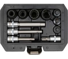 Sada nástrčiek na montáž brzdových strmeňov 11 kusov 3/8", 1/2" CrV YATO